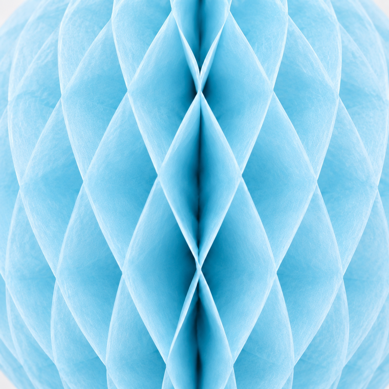 Parttyhub Honeycomb Hanging Balls - Light Blue | FEST | Pack 1