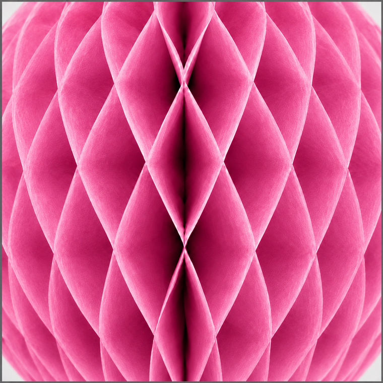 Parttyhub Honeycomb Hanging Balls - Pink | FEST | Pack 1