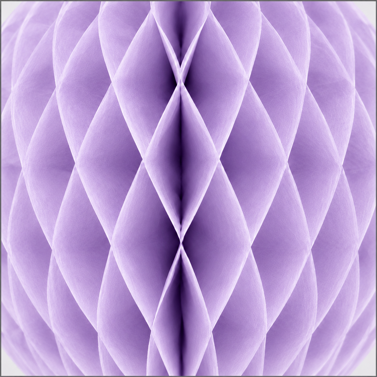 Parttyhub Honeycomb Hanging Balls - Purple | FEST | Pack 1