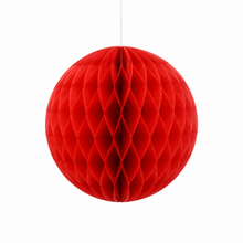 Parttyhub Honeycomb Hanging Balls - Red | FEST | Pack 1