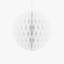 Parttyhub Honeycomb Hanging Balls - White | FEST | Pack 1