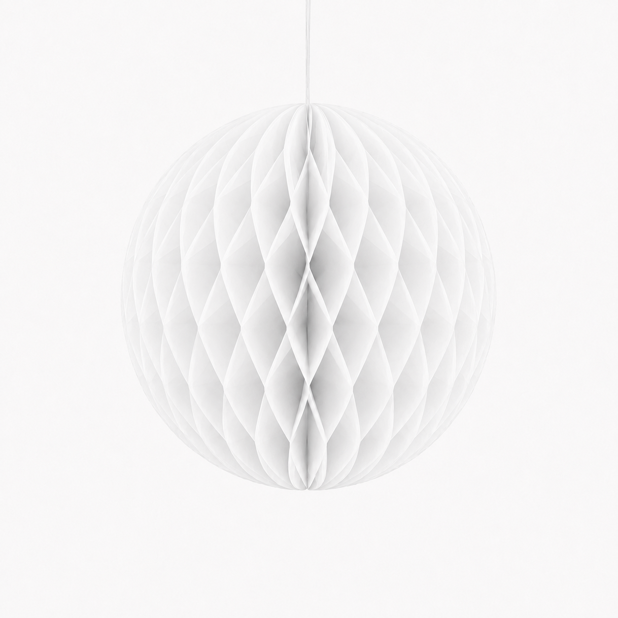 Parttyhub Honeycomb Hanging Balls - White | FEST | Pack 1