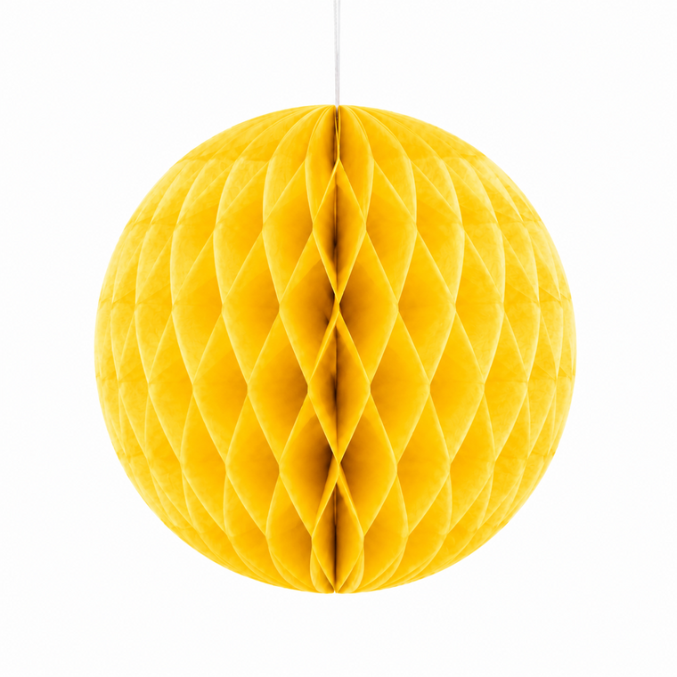 Parttyhub Honeycomb Hanging Balls - Yellow | FEST | Pack 1