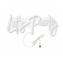 ParttyHub Let's Party LED Signboard | LPTY | Pack 1