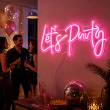 ParttyHub Let's Party LED Signboard | LPTY | Pack 1