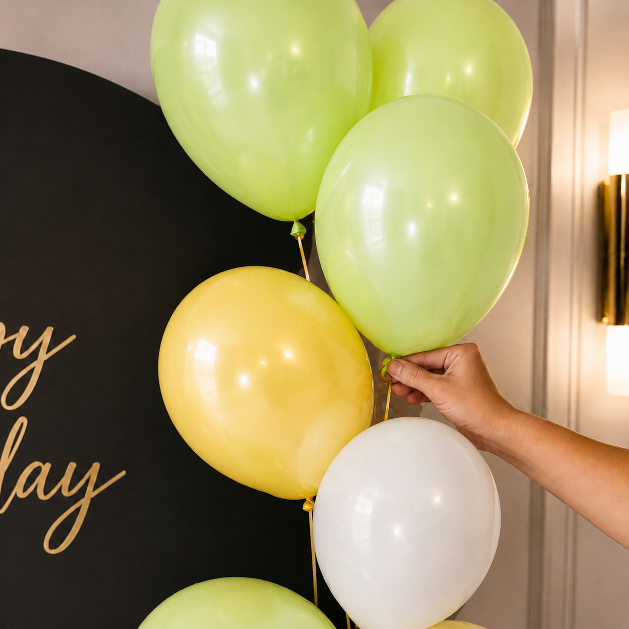 Partyhub Citrus Meadow Balloon Set | MET | Pack 8