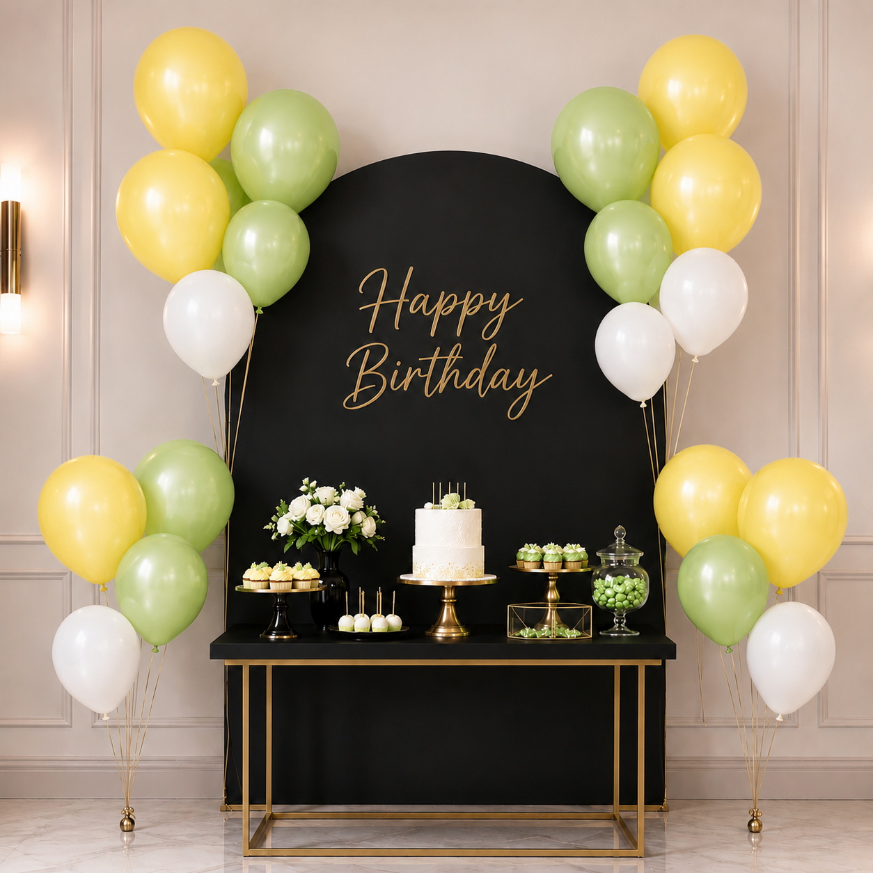 Partyhub Citrus Meadow Balloon Set | MET | Pack 8