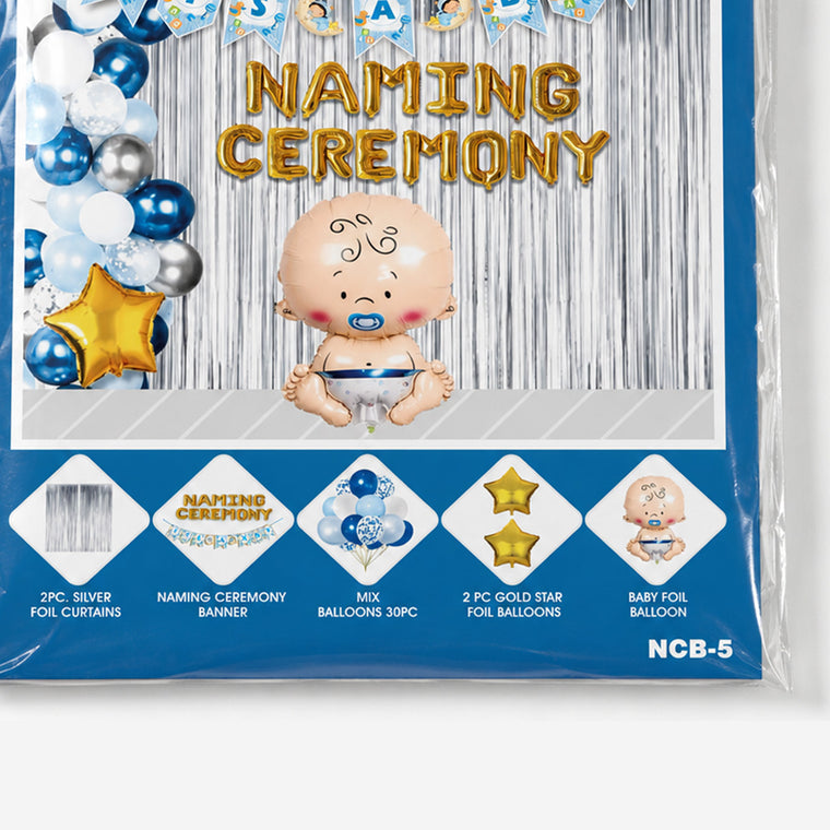 PARTTYHUB LITTLE PRINCE NAMING CEREMONY DECOR KIT | LPN | PACK 1