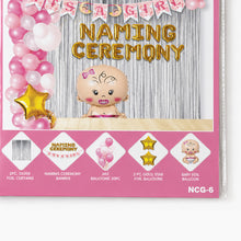 PARTTYHUB LITTLE PRINCESS NAMING CEREMONY DECOR KIT | LIT | PACK 1