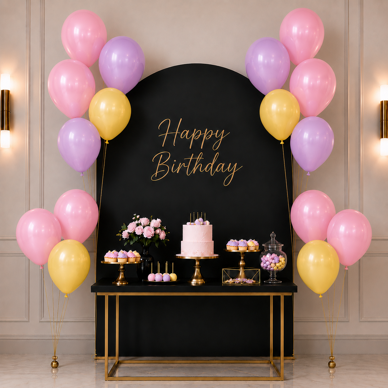 Parttyhub Pastel Parade Balloon Set | LPAS | Pack 8