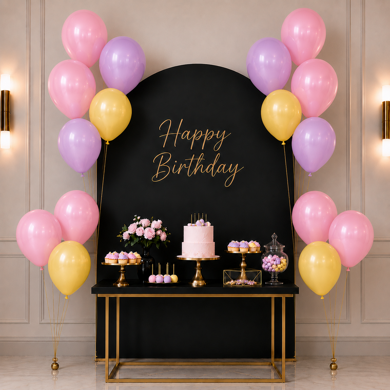 Parttyhub Pastel Parade Balloon Set | LPAS | Pack 8