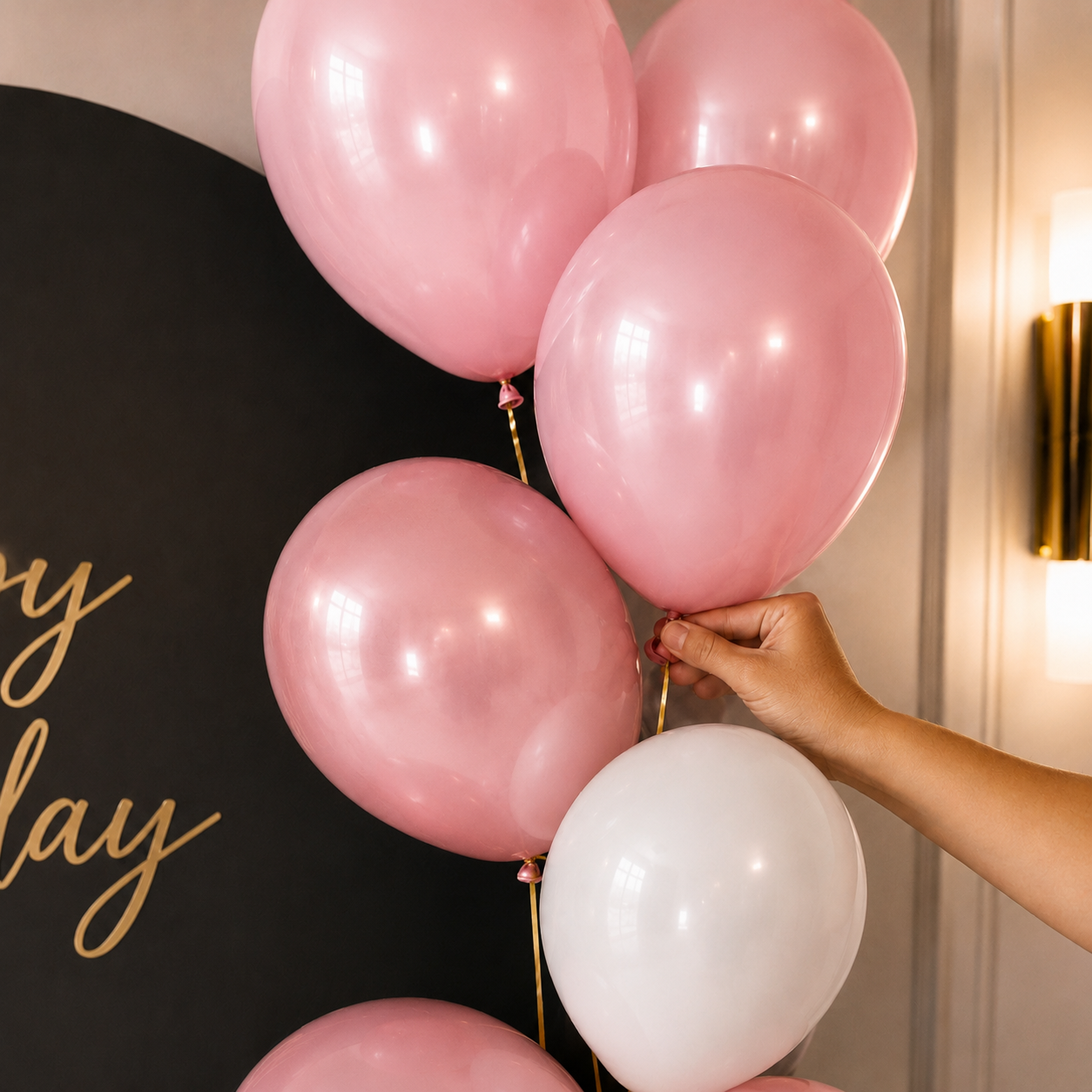 Partyhub Rosy Daydream Balloon Set | LPAS | Pack 8