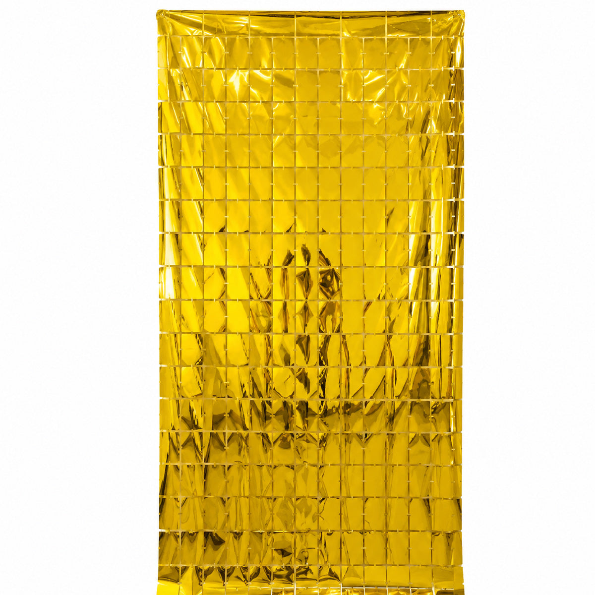 Parttyhub curtains polyester square gold | SQ | Pack 1