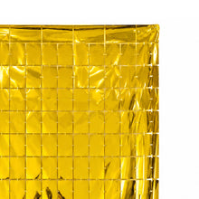 Parttyhub curtains polyester square gold | SQ | Pack 1