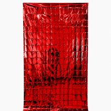 Parttyhub Foil Square Party Curtains | SQ | Pack 1