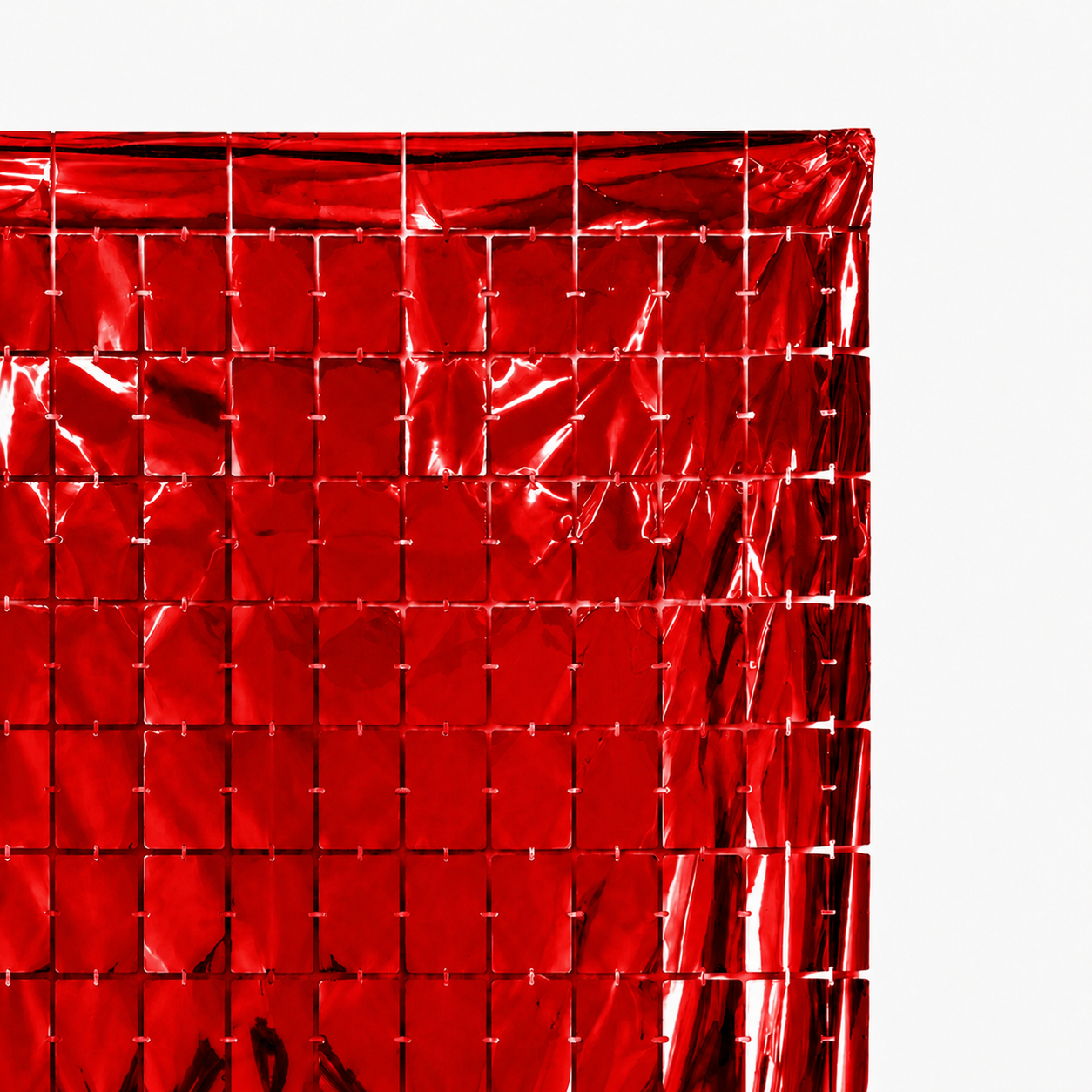 Parttyhub Foil Square Party Curtains | SQ | Pack 1