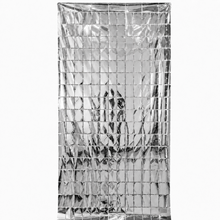 Parttyhub Foil Square Party Curtains | SQ | Pack 1
