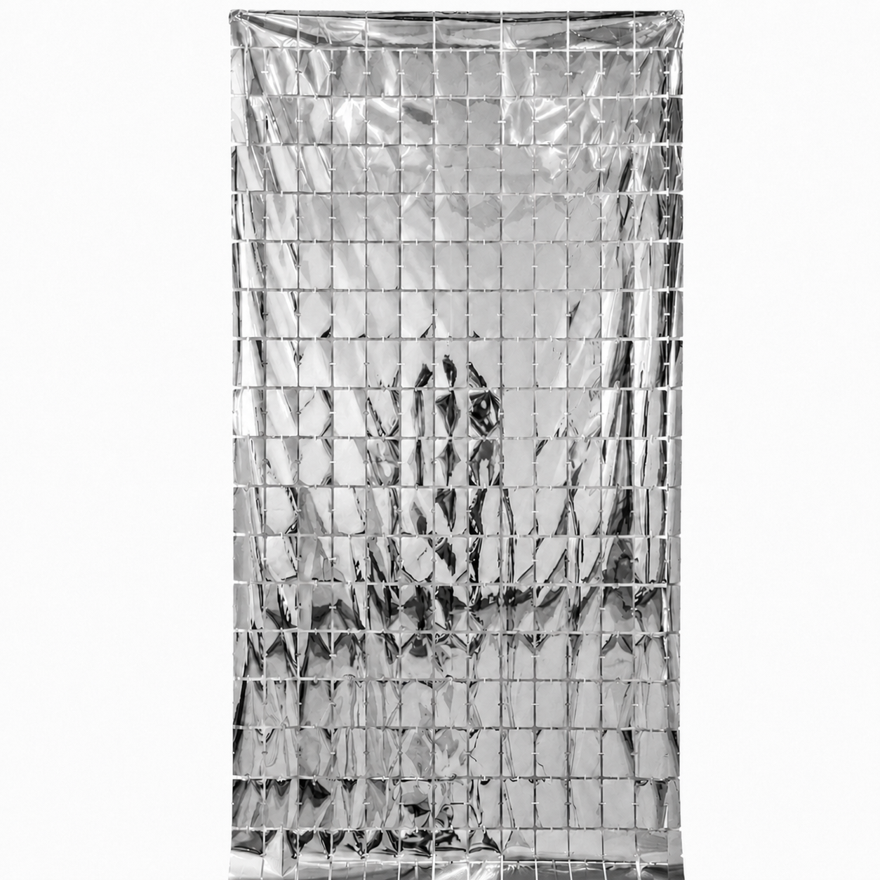 Parttyhub Foil Square Party Curtains | SQ | Pack 1