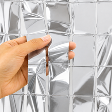 Parttyhub Foil Square Party Curtains | SQ | Pack 1