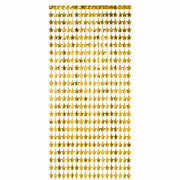 Parttyhub curtains polyester star gold | GSTR | Pack 1