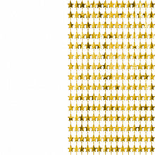 Parttyhub curtains polyester star gold | GSTR | Pack 1