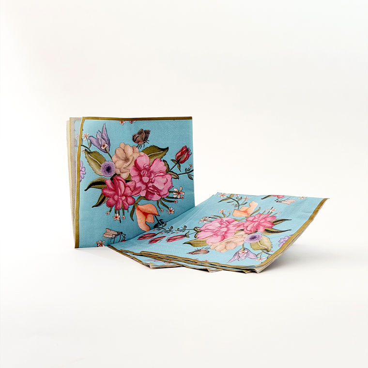 Parttyhub tropical floral napkins | TF | Pack 16