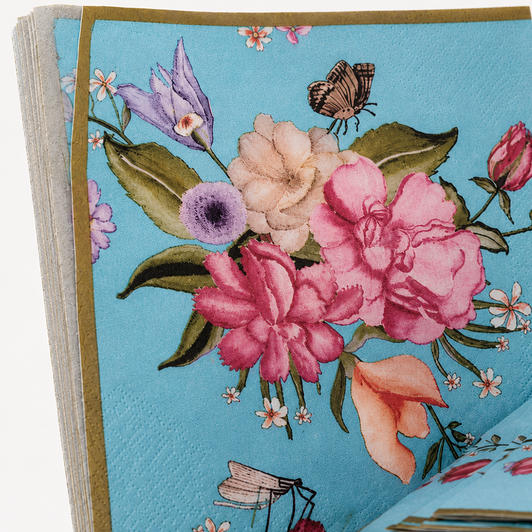 Parttyhub tropical floral napkins | TF | Pack 16