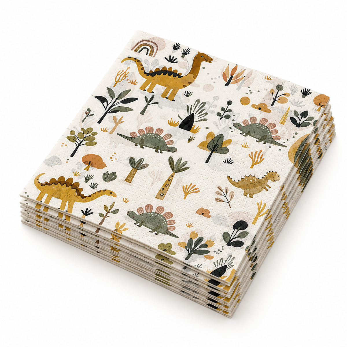 Parttyhub dinosaurs theme party napkins | DTP | Pack 16