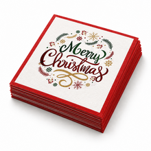 PARTTYHUB Merry Christmas Party Napkins – Pack of 16
