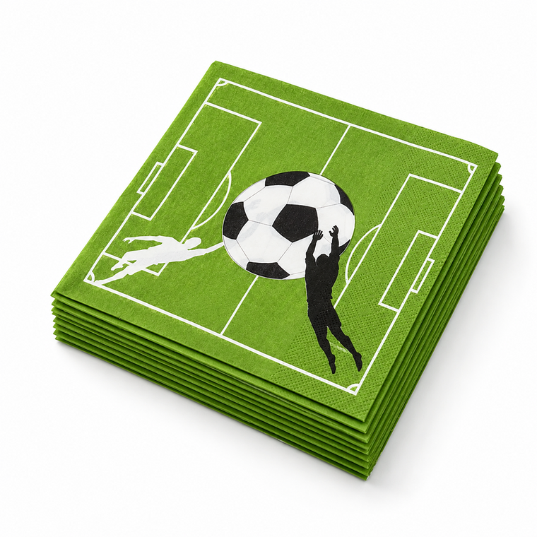 Parttyhub soccer napkins | SOC | Pack 16