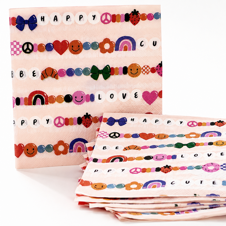 Parttyhub birthday bracelet napkins | BBR | Pack 16