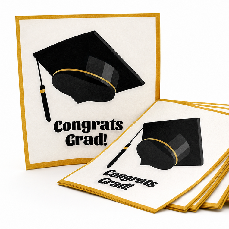 Parttyhub graduation napkins | GRAD | Pack 16
