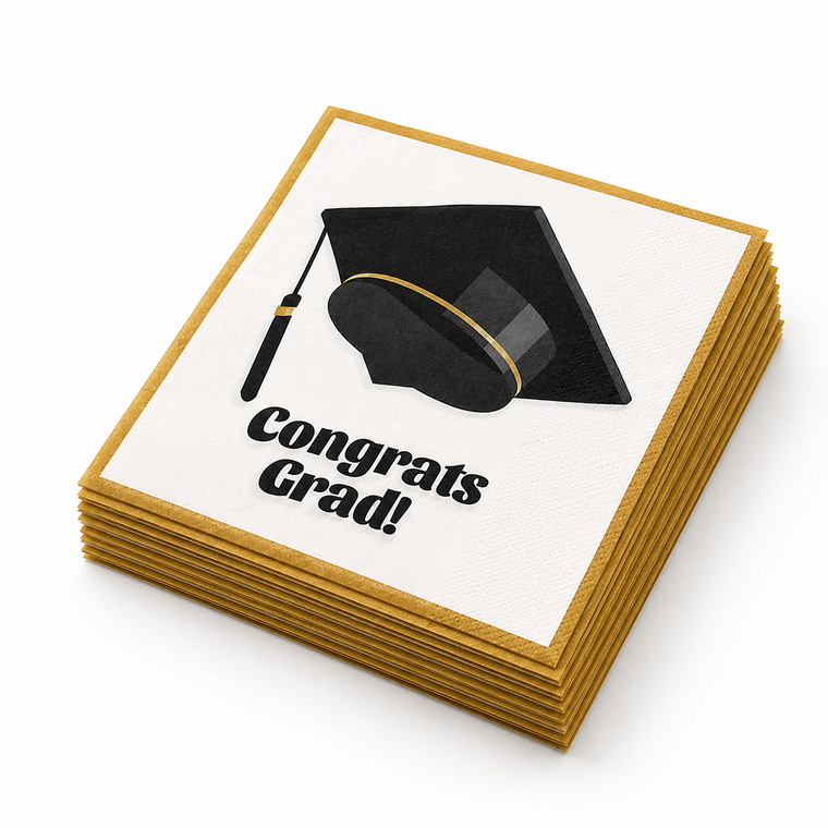 Parttyhub graduation napkins | GRAD | Pack 16