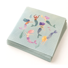 Parttyhub mermaid princess party napkins | MP | Pack 16