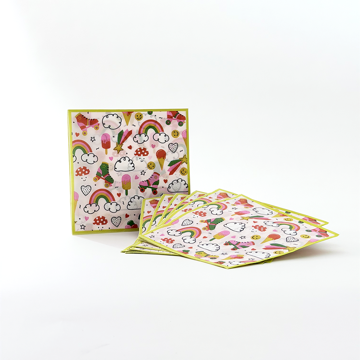 Parttyhub rainbow cloud napkins | RC | Pack 16