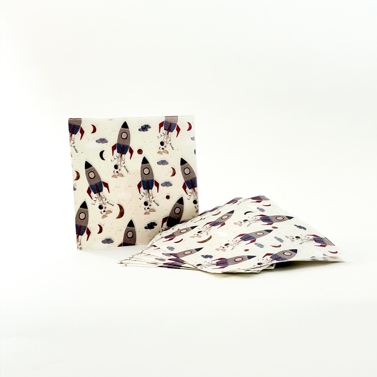 Parttyhub rocket adventure napkins | RKT | Pack 16