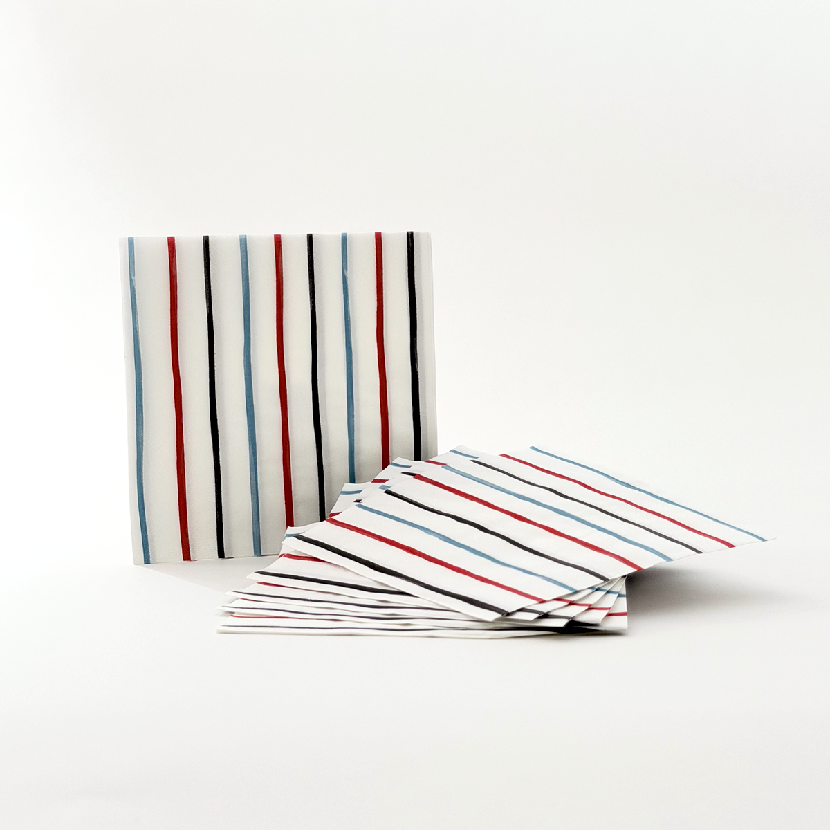 Parttyhub police car theme striped napkins | PCT | Pack 16