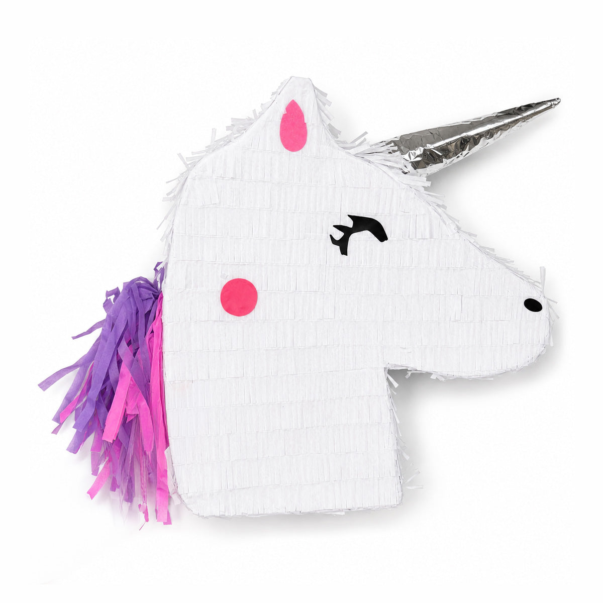 Parttyhub white unicorn head pinata | WUHD | Pack 1